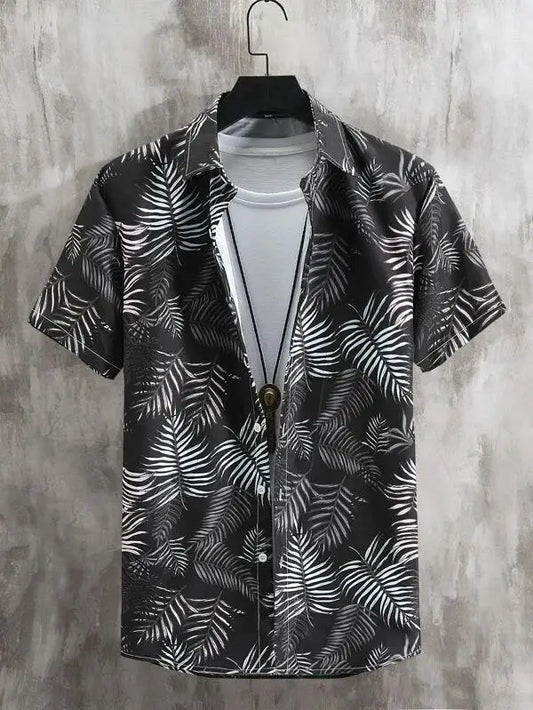 PalmScape Summer Button-Up