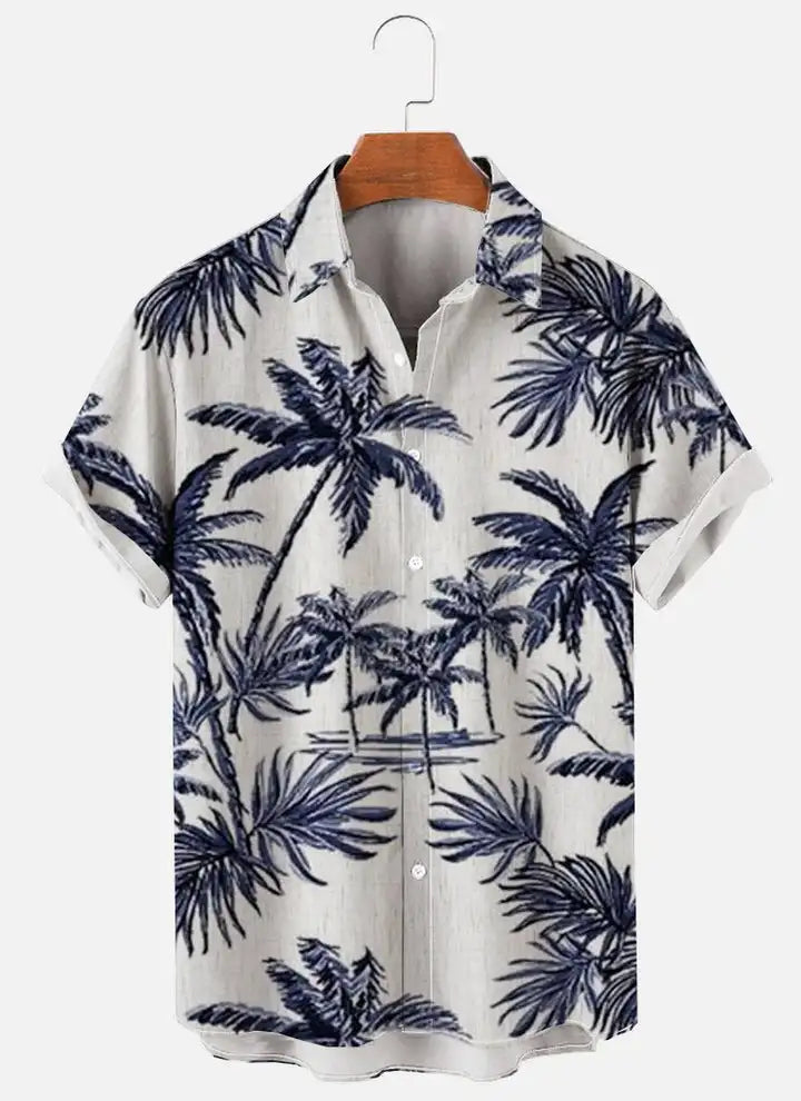 PalmScape Summer Button-Up