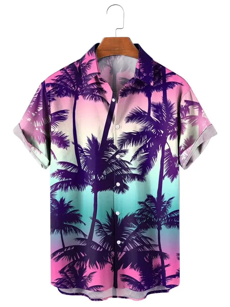 PalmScape Summer Button-Up